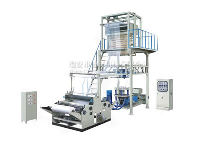 升降旋轉(zhuǎn)機頭吹膜機(PE熱收縮膜吹膜機)